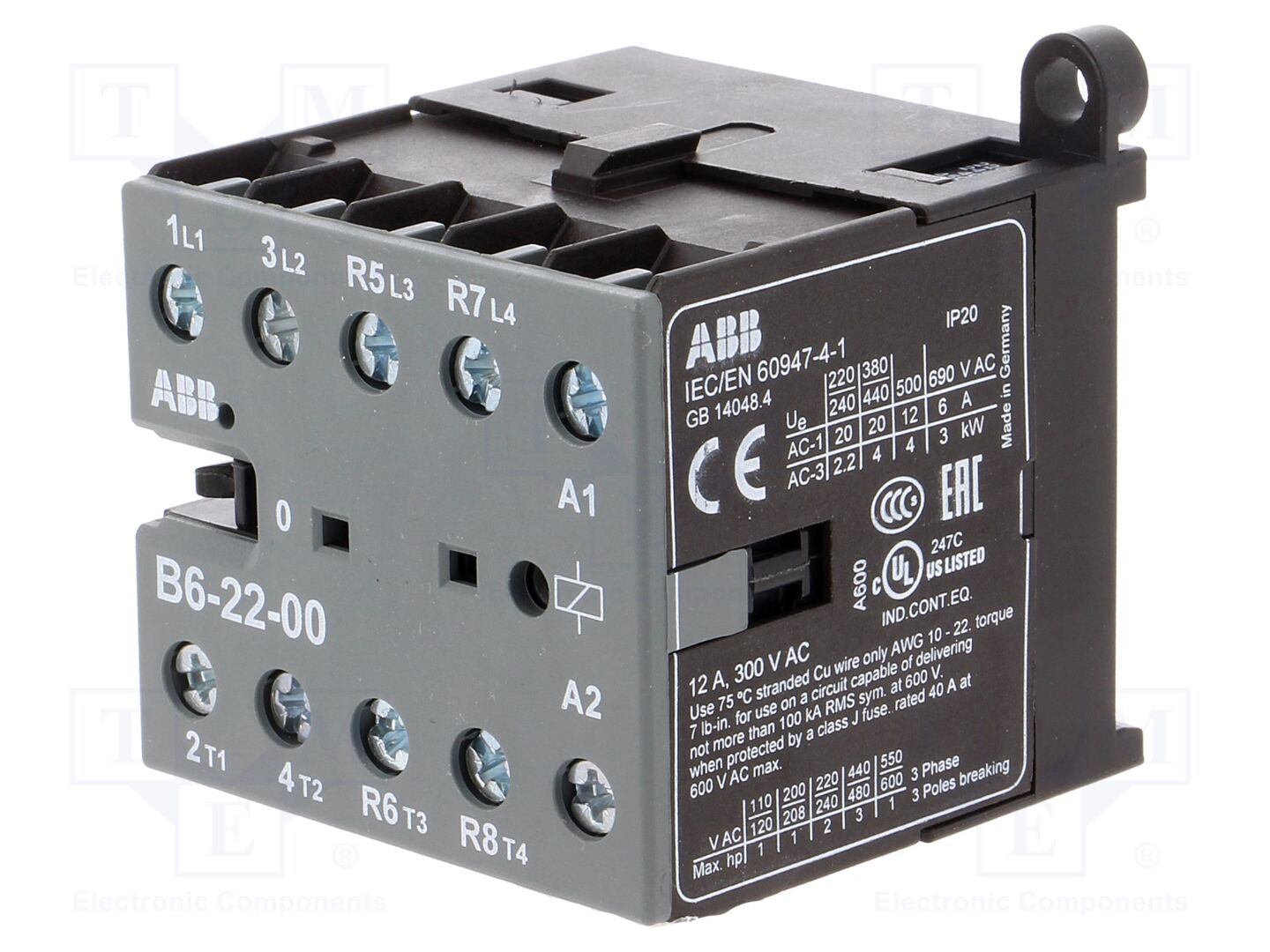 ABB B6-22-00-80 Konttori 220÷240VAC