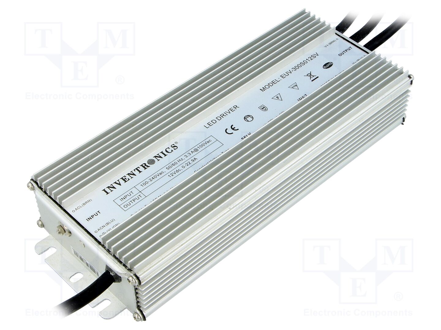 INVENTRONICS EUV-300S012SV LED-virtalähde 300W 12VDC
