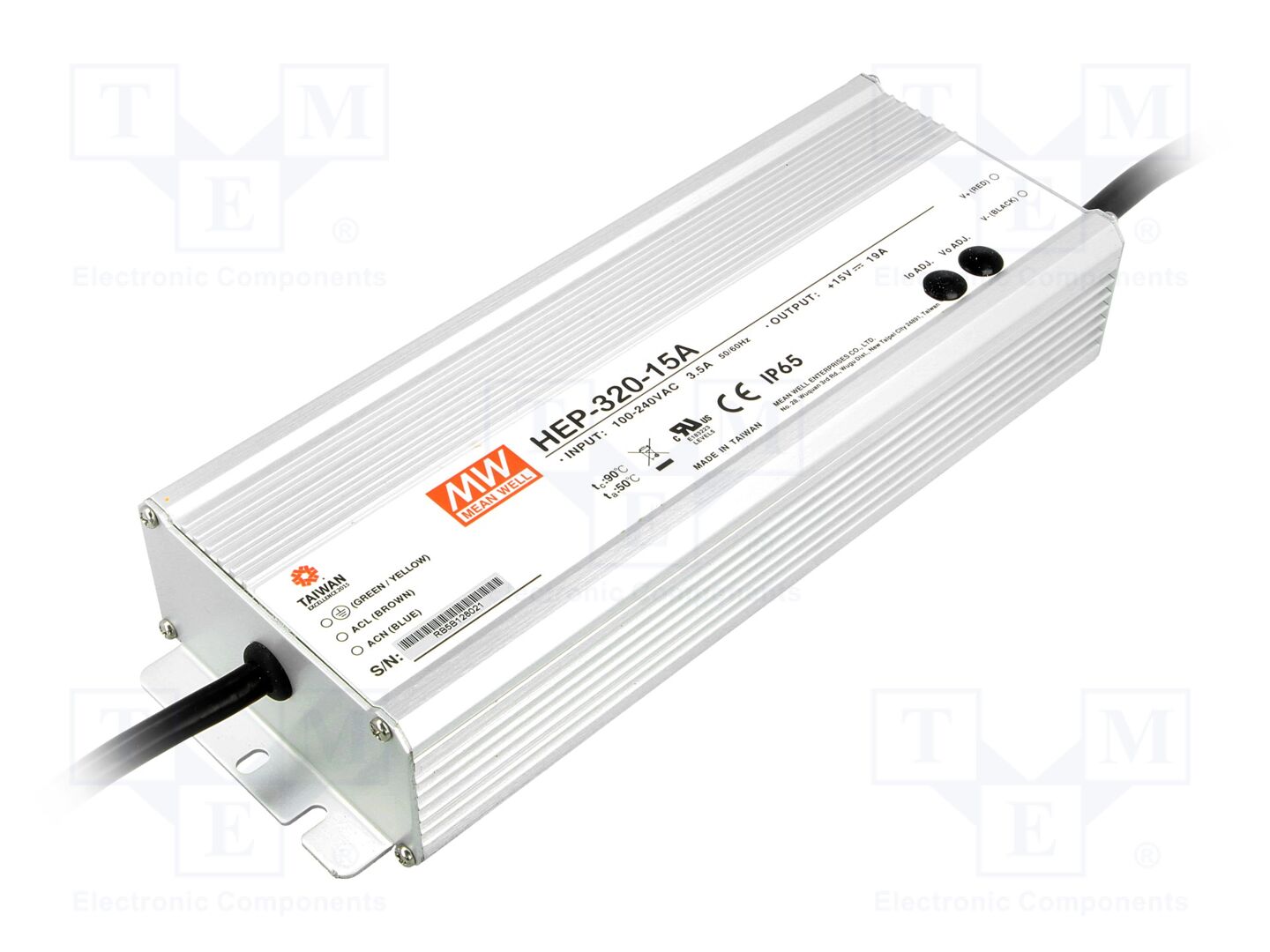 MEAN WELL HEP-320-15A Kytkinlähde 285W 15VDC modulaarinen