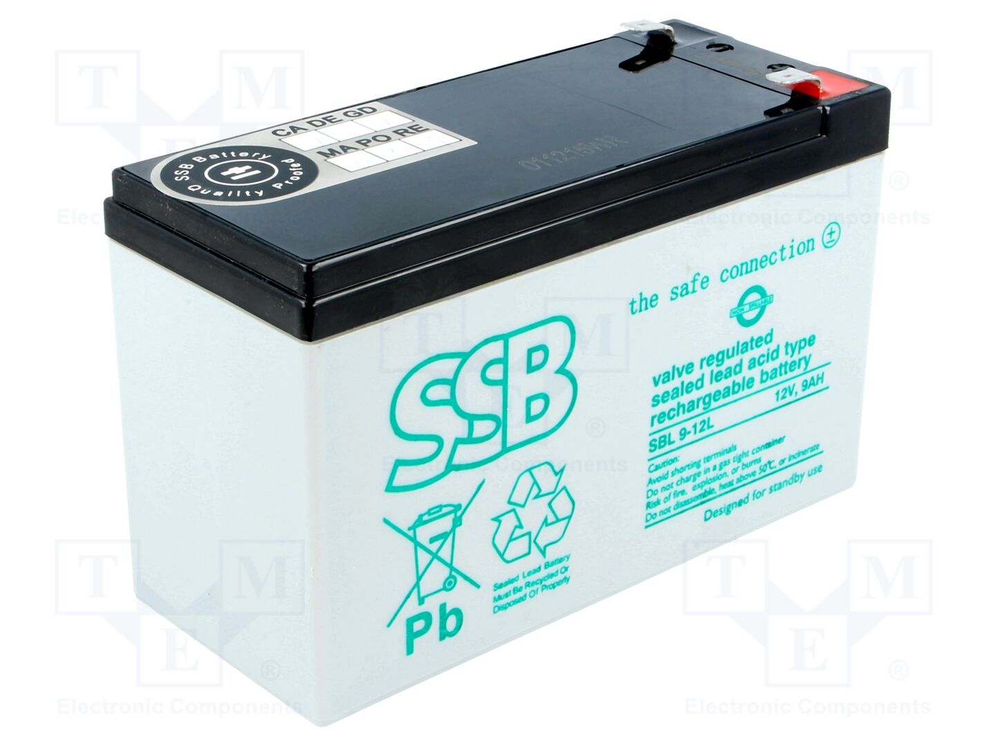 SSB ACCU-HP9-12/SL Happoakku 12V 9Ah AGM