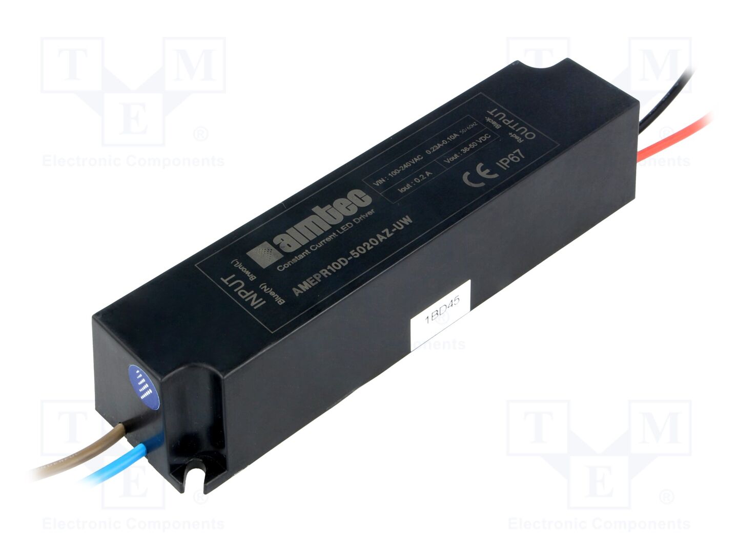 AIMTEC AMEPR10D-5020AZ-UW LED-virtalähde 10W 36-50VDC 0,2A