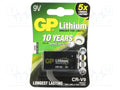 GP BAT-6F22-LT/GP Litiumparisto 9V
