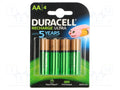 DURACELL ACCU-R6/2500/DR Ladattava akku Ni-MH AA 1.2V 2500mAh