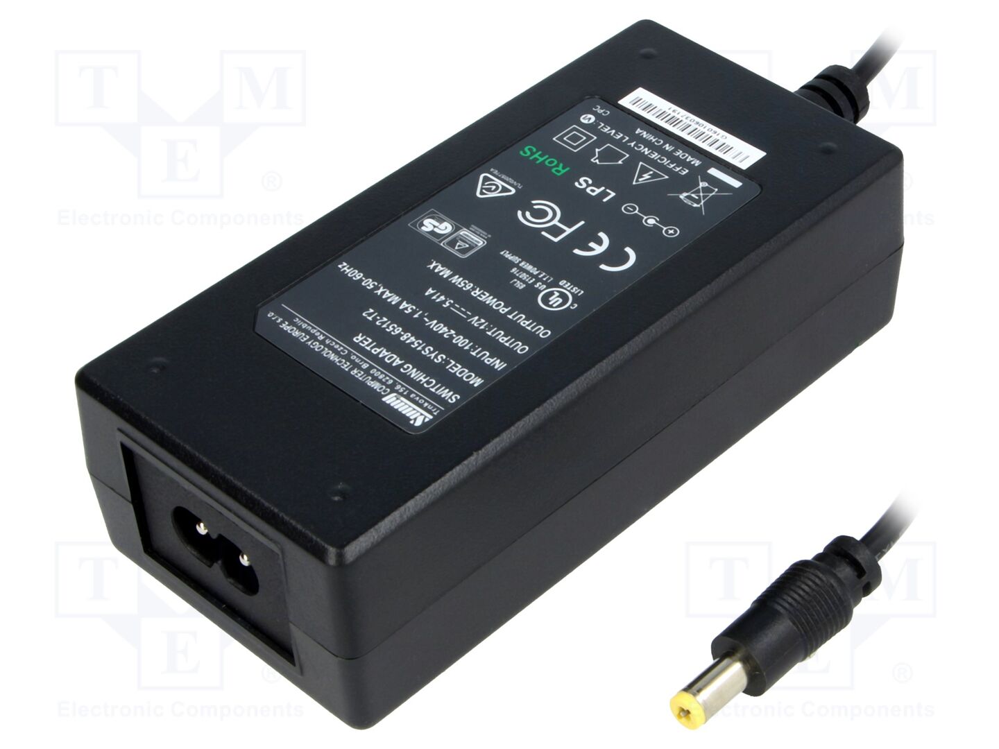 SUNNY SYS1548-6512-T2 Kytkentäsähköinen virtalähde 12VDC 5.42A 65W