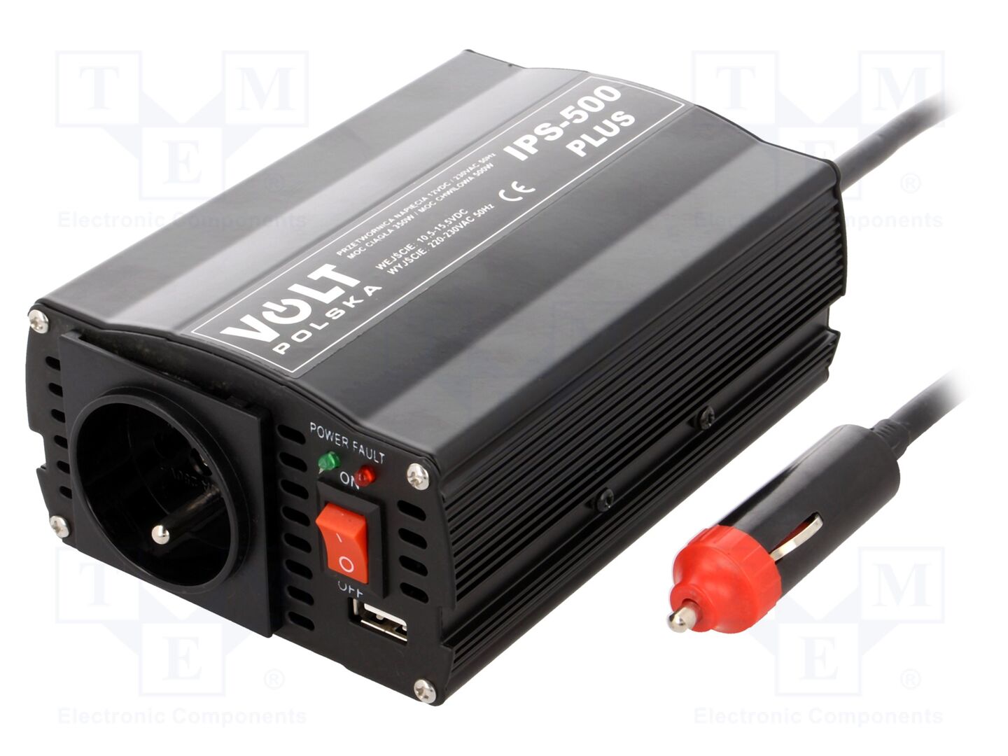 VOLT POLSKA IPS500PLUS/12V DC/AC muunnin 350W 230VAC
