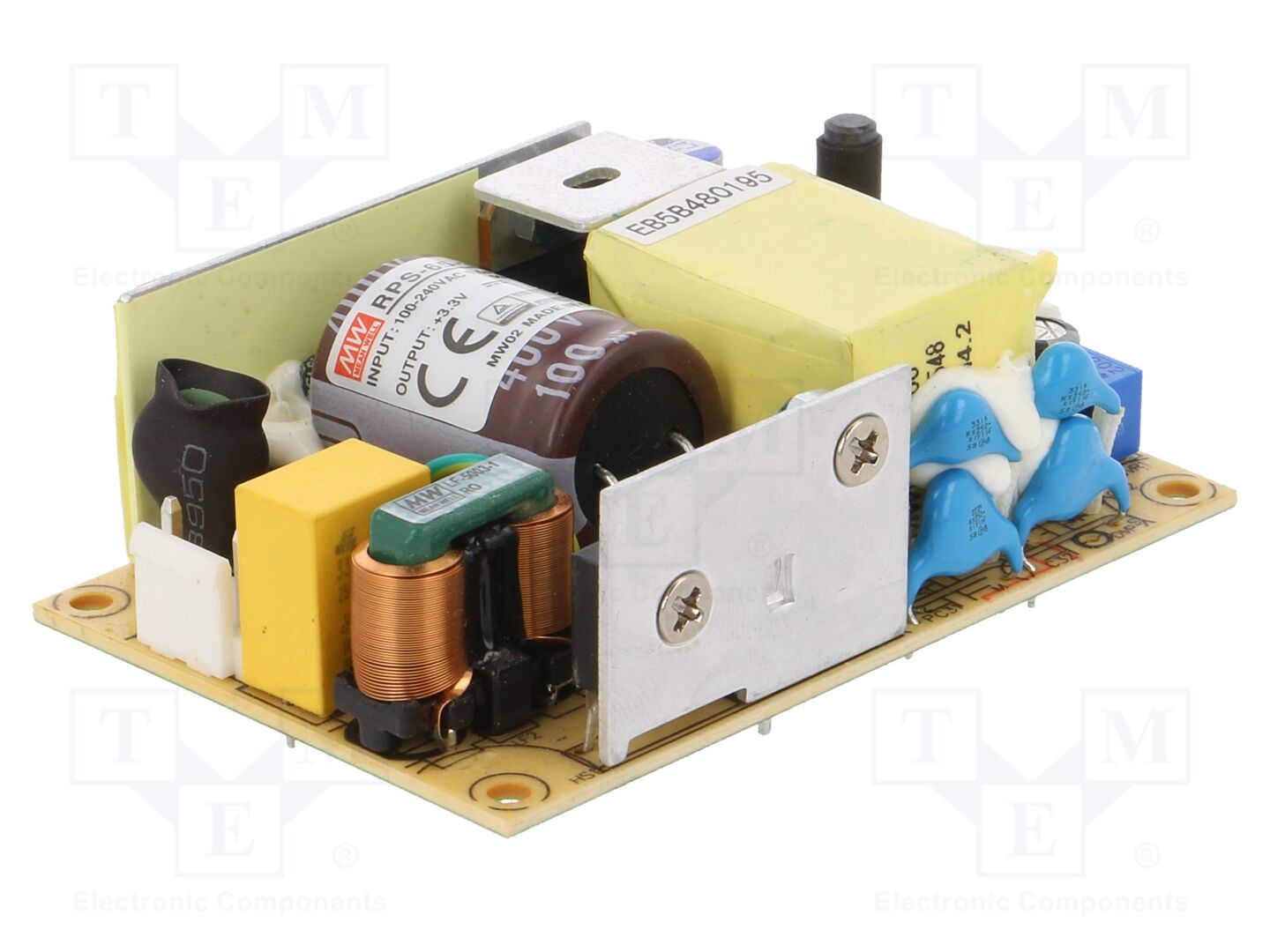 MEAN WELL RPS-65-3.3 Avoin kytkinlähde 33W 3.3VDC