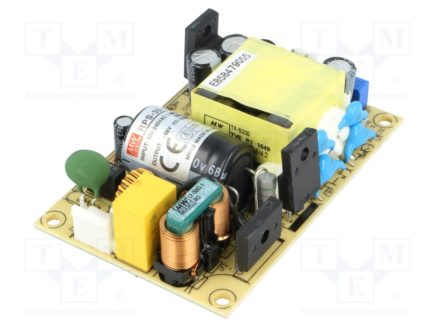 MEAN WELL RPS-30-48 Avoin verkkolaite 30W 48VDC