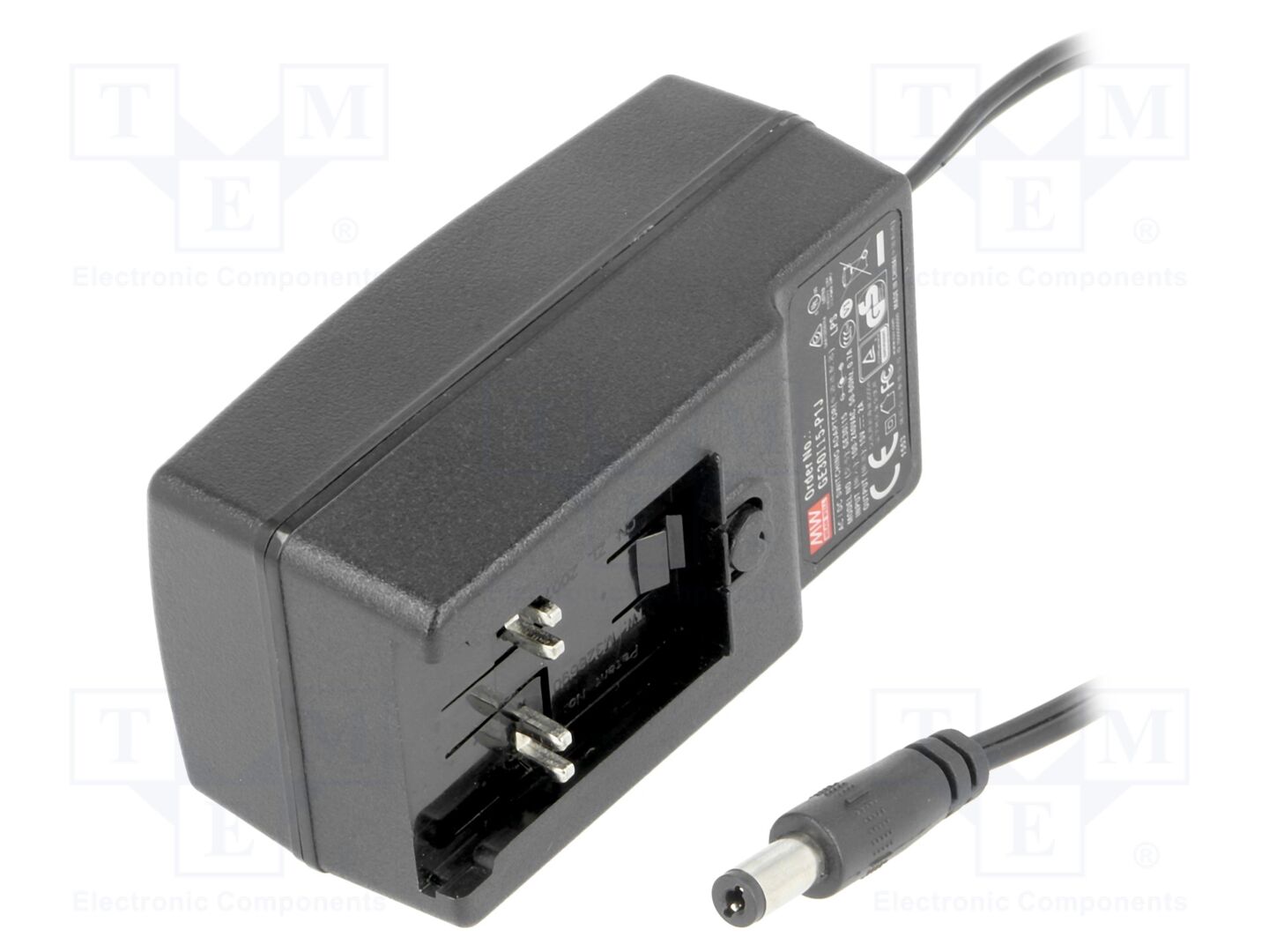 MEAN WELL GE30I15-P1J Plug-in verkkolaite 30W 15V 2A