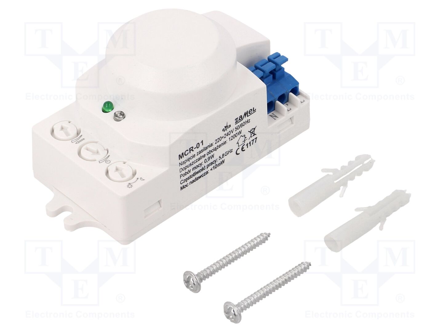 ZAMEL MCR-01 Mikroaalto-liiketunnistin 230VAC