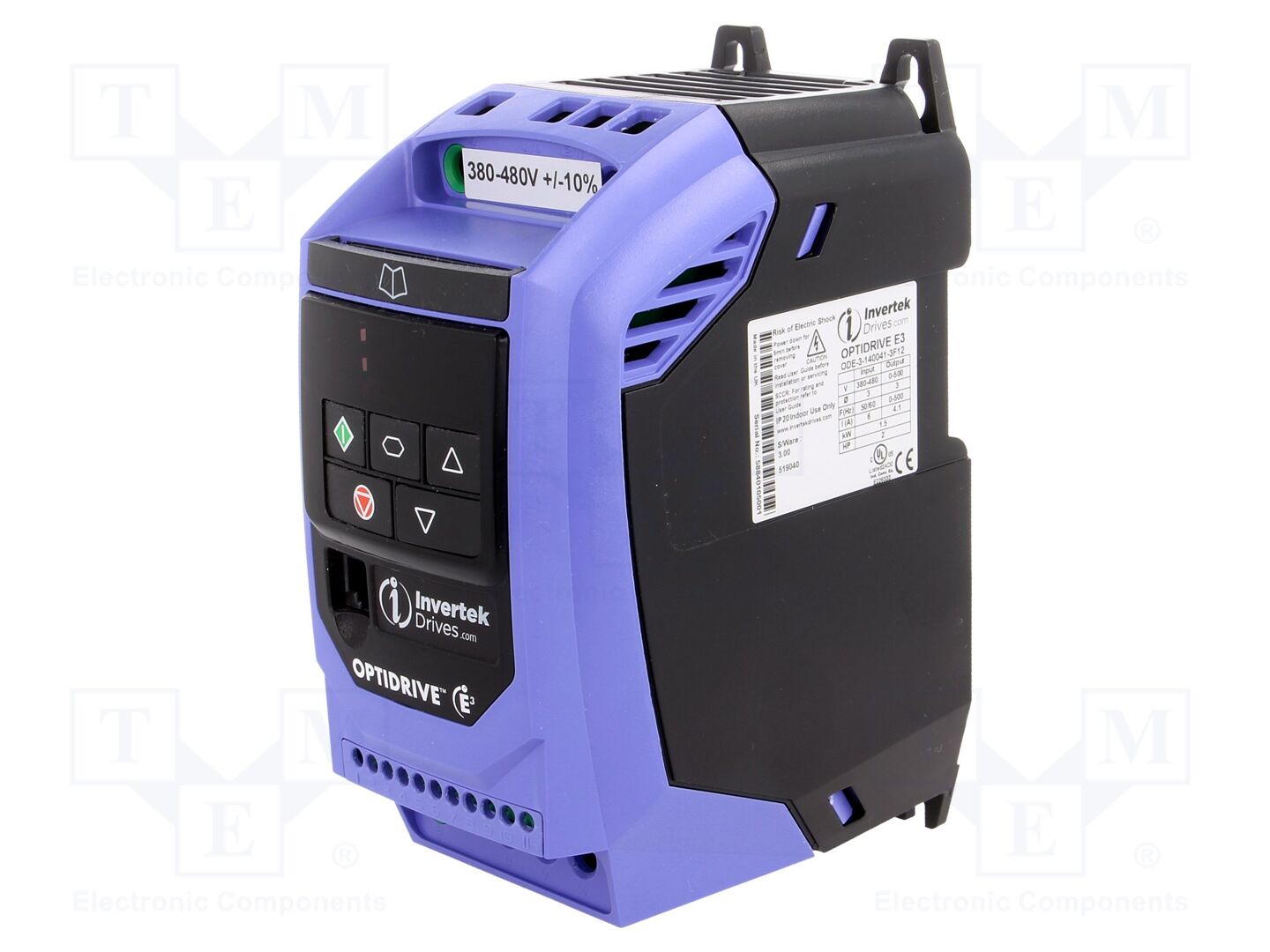 INVERTEK DRIVES ODE-3-140041-3F12 Taajuusmuuttaja 1.5kW