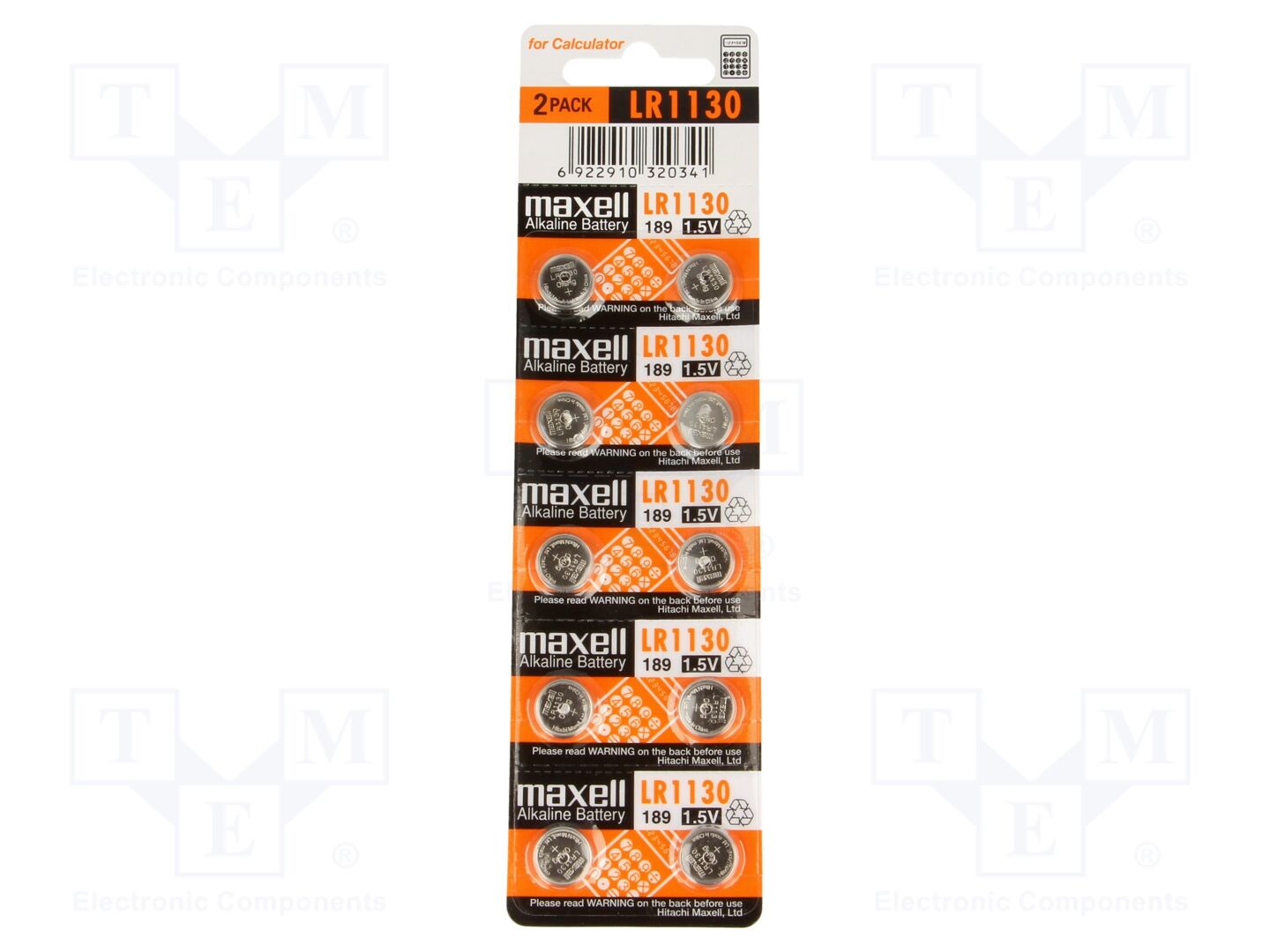 MAXELL BAT-LR1130/MX-B10 Alkaliparisto 1.5V