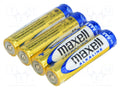 MAXELL BAT-LR03/MX-S4 Paristo AAA 1.5V (50 kpl erä)