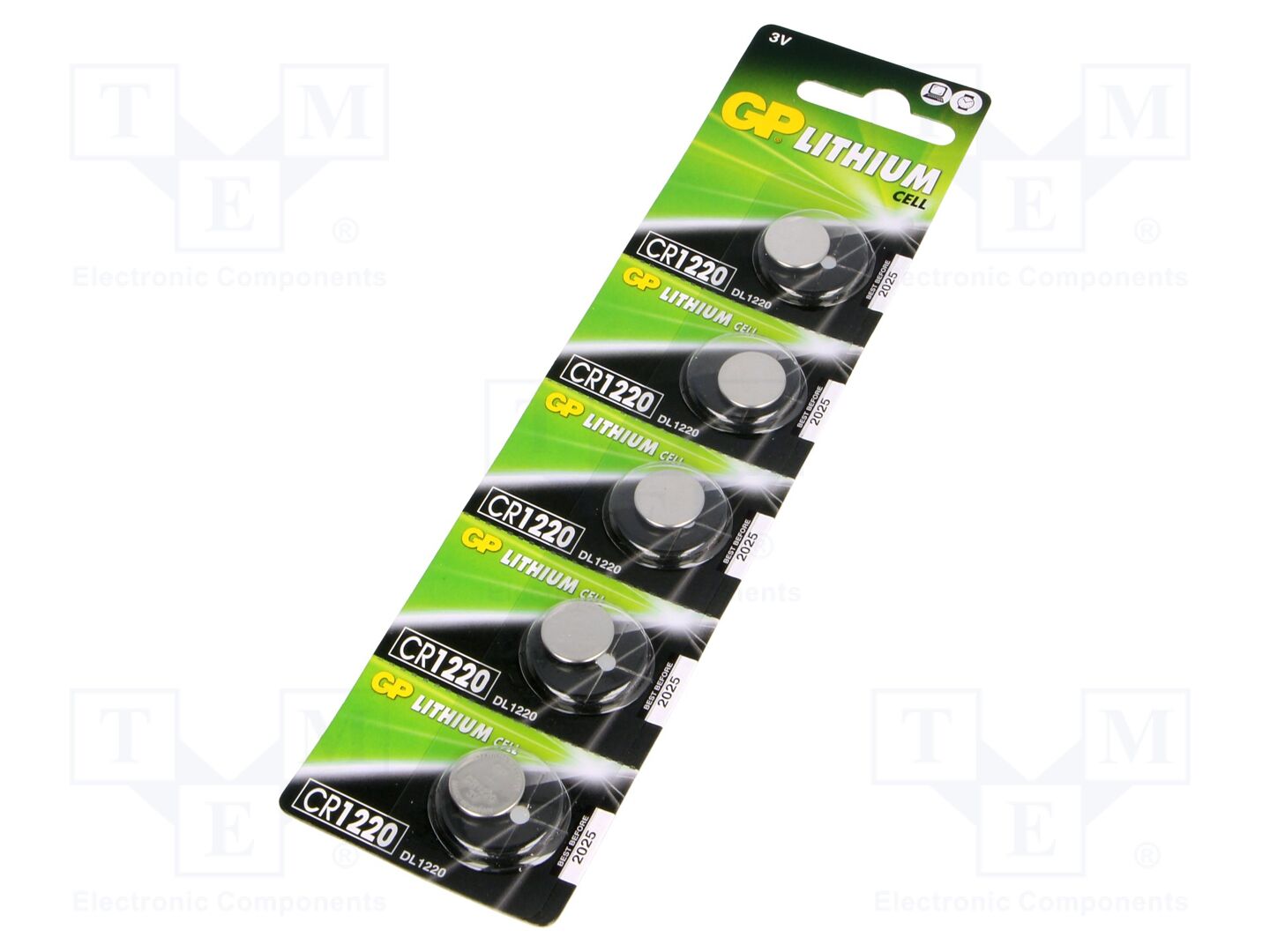 GP BAT-CR1220/GP-B5 Litiumparisto CR1220 3V 35mAh