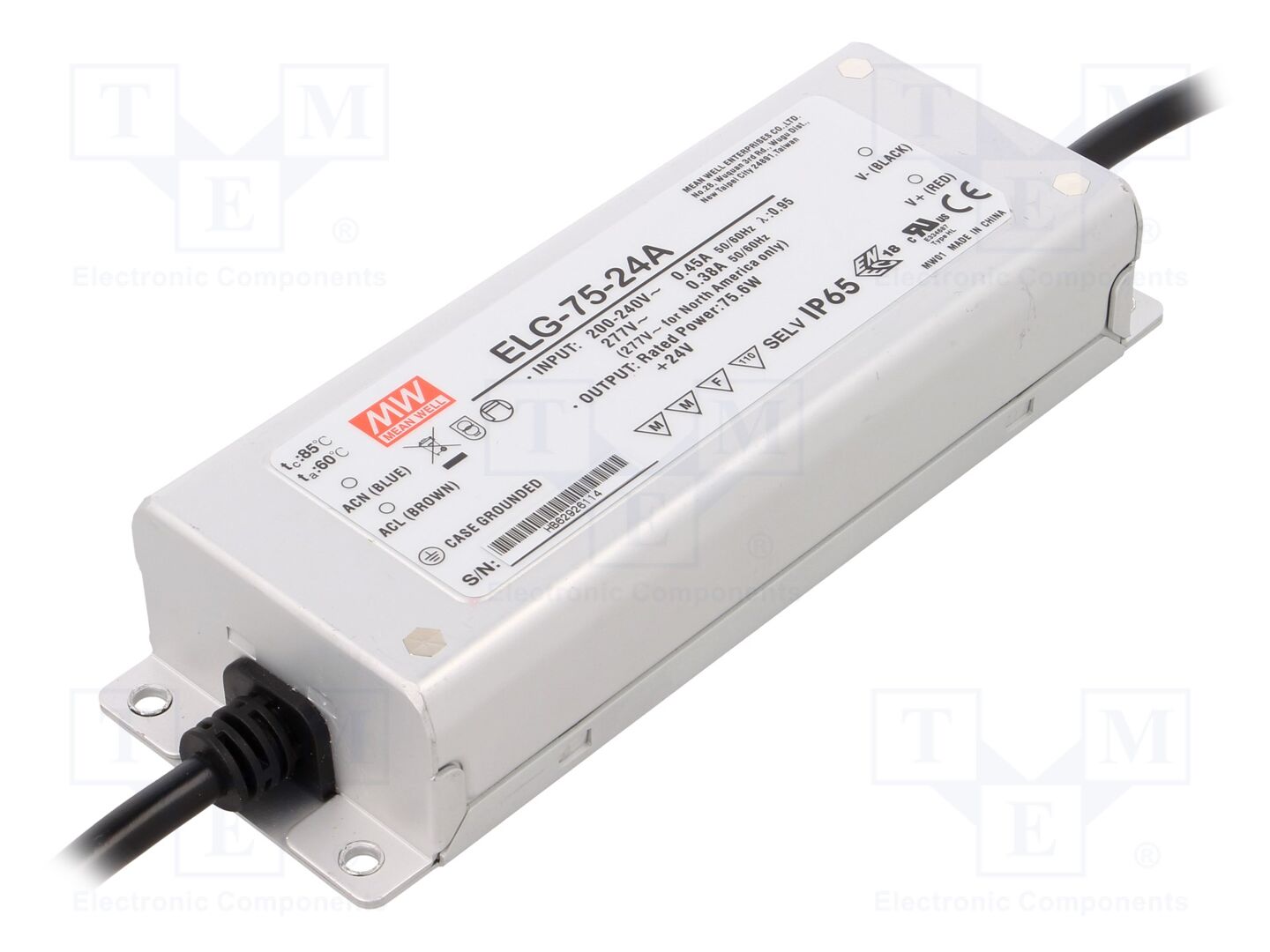 MEAN WELL ELG-75-24A LED-virtalähde 75W 24VDC