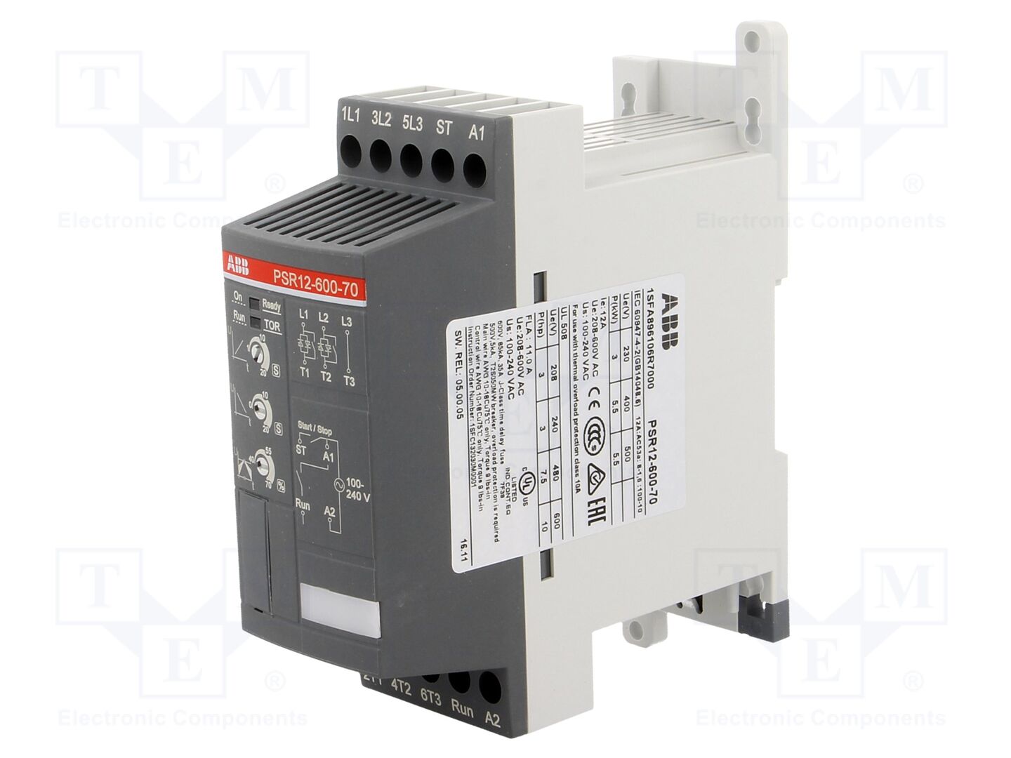 ABB PSR12-600-70 Pehmokäynnistin 5.5kW