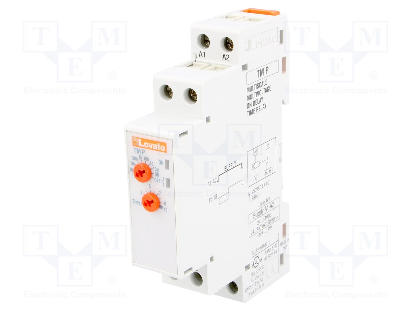 LOVATO ELECTRIC TMP Analoginen ajastin 1÷10days