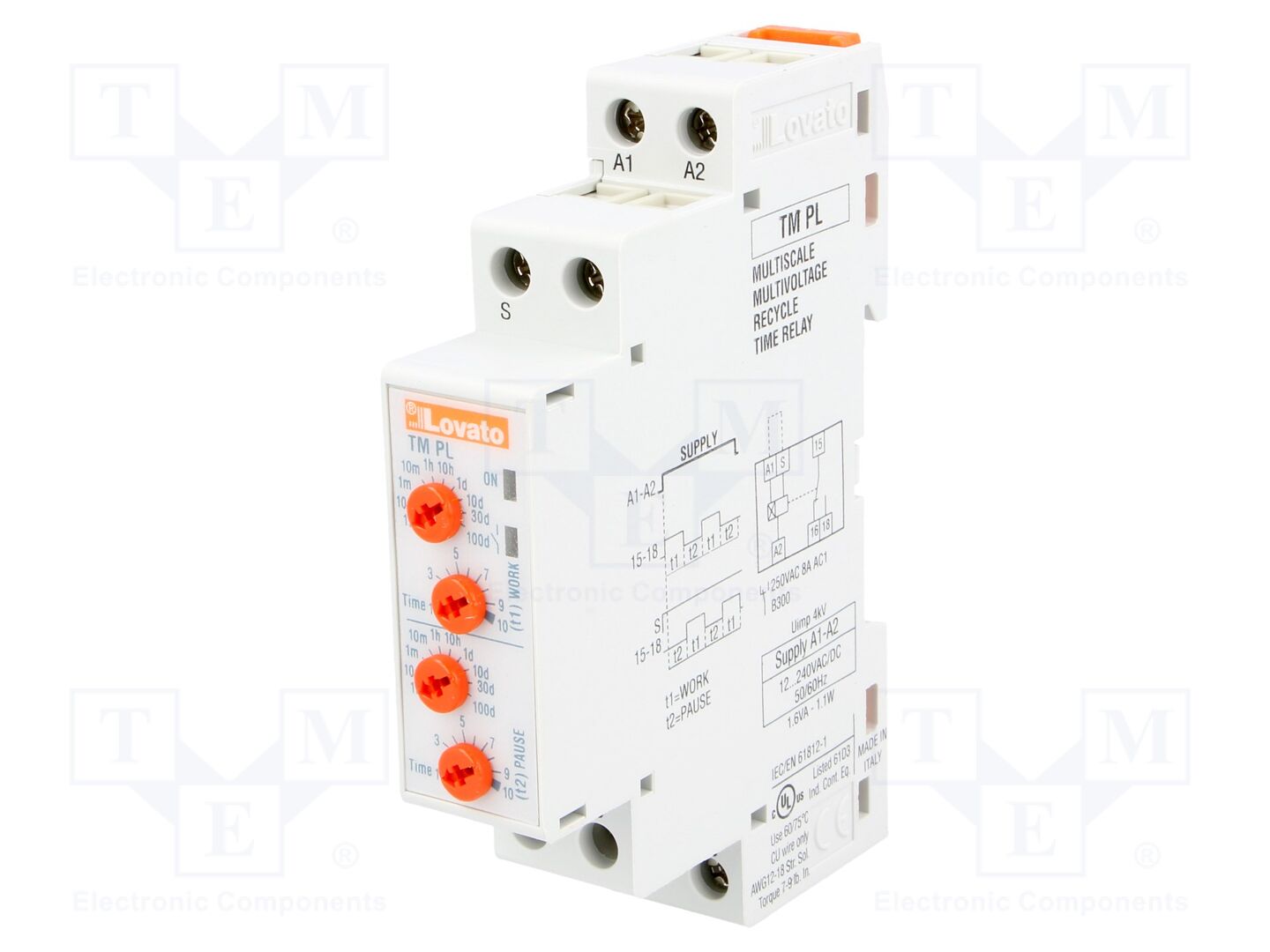 LOVATO ELECTRIC TMPL Analogiakello 10÷100days