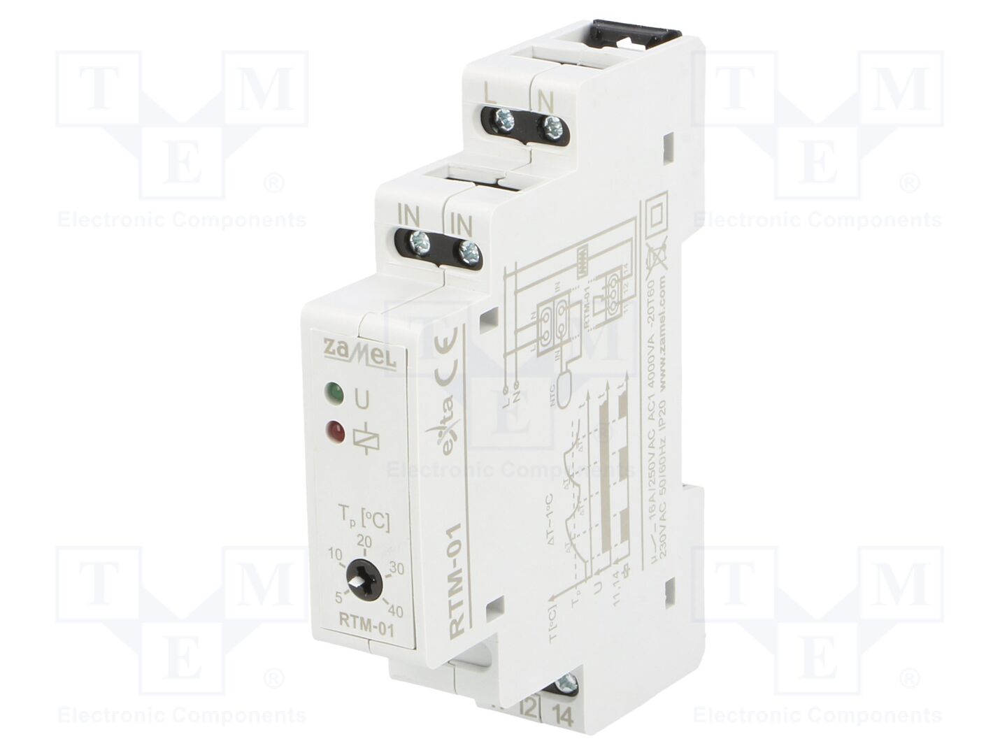 ZAMEL RTM-01 Lämpötilansäädin 5÷40°C