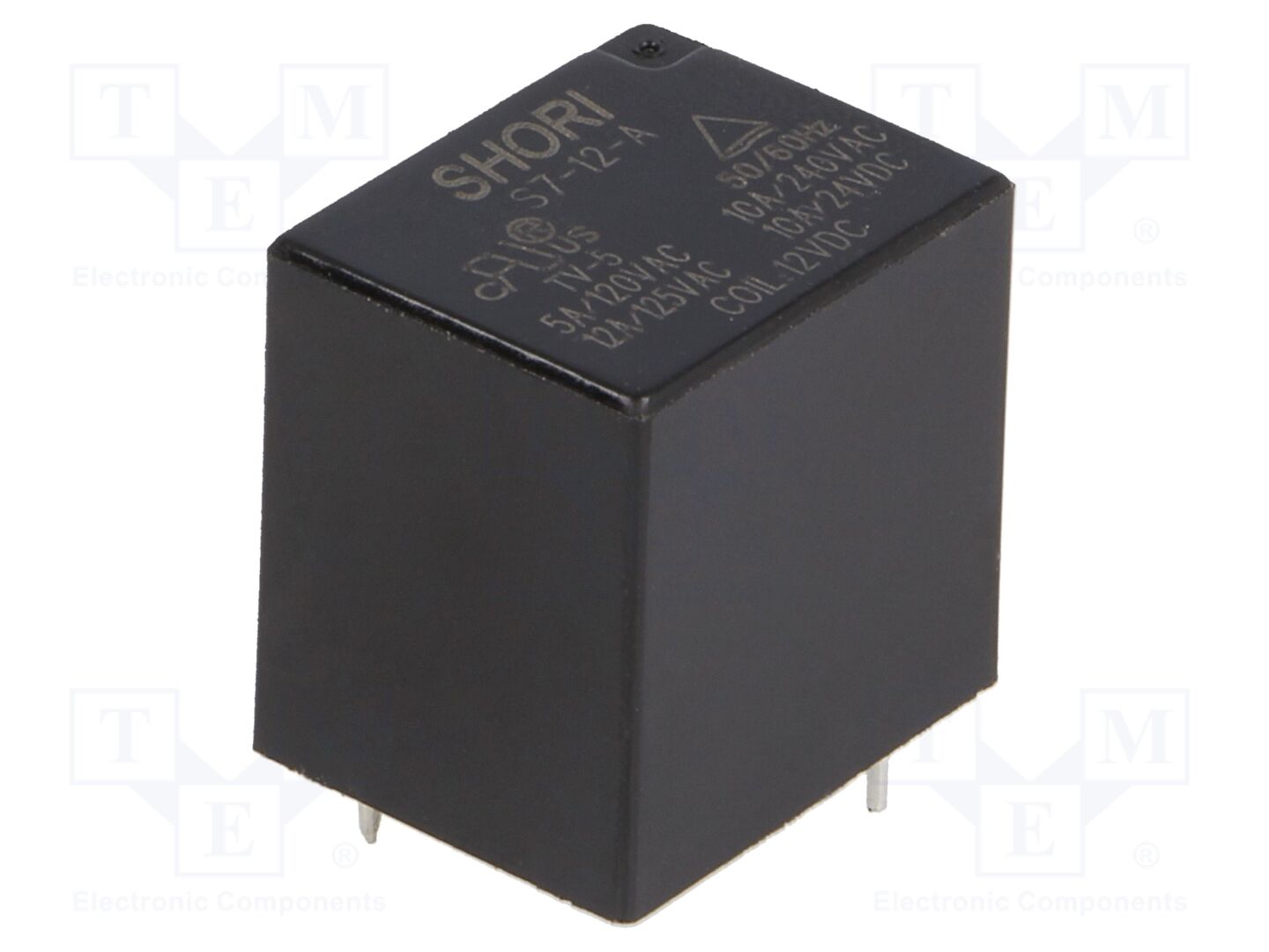 SHORI ELECTRIC S7-12-1A Sähkömagneettinen rele 12VDC (50 kpl erä)
