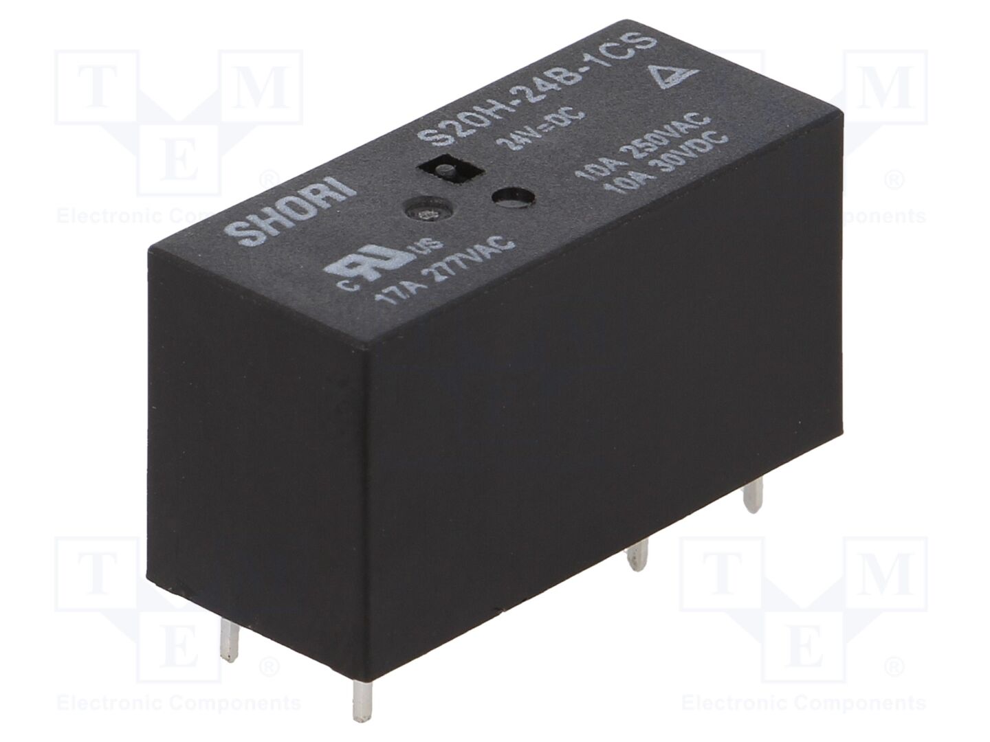 SHORI ELECTRIC S20H-24B-1CS Sähkömagneettinen rele 24VDC (50 kpl erä)