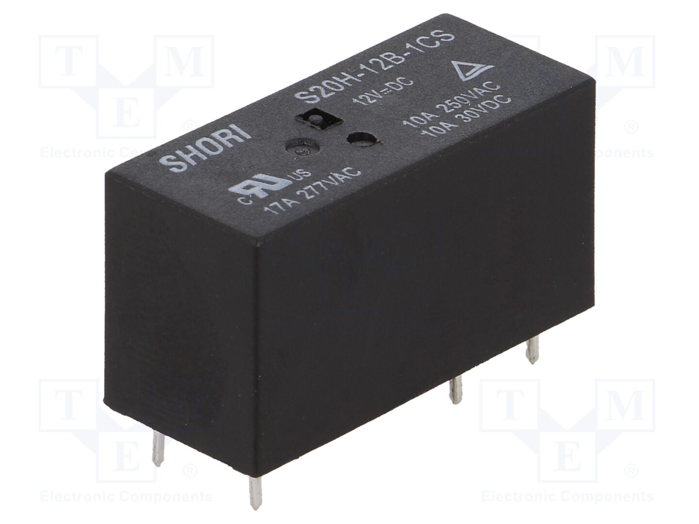 SHORI ELECTRIC S20H-12B-1CS Sähkömagneettinen rele 12VDC (50 kpl erä)