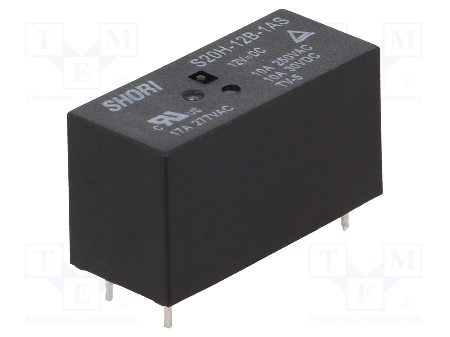SHORI ELECTRIC S20H-12B-1AS Sähkömagneettinen rele 12VDC (50 kpl erä)