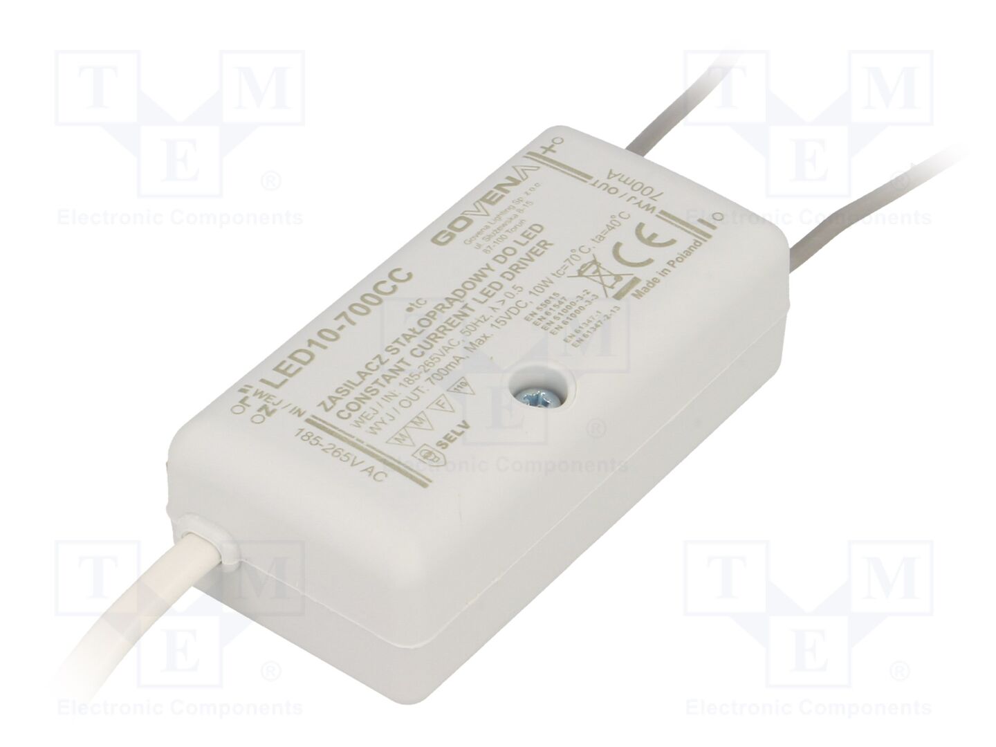 GOVENA Z-LED-10W-700CC LED-virtalähde 10W 700mA 2-15VDC