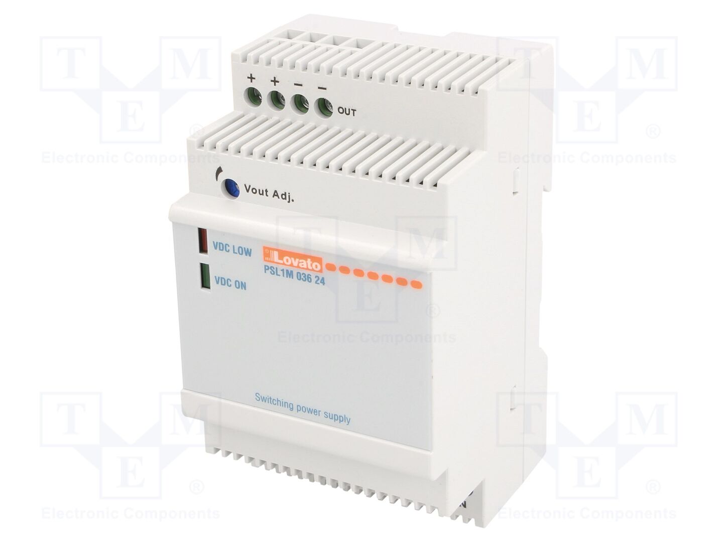 LOVATO ELECTRIC PSL1M03624 DIN-kiskoon asennettava kytkentäsähkönsyöttö 36W 24VDC