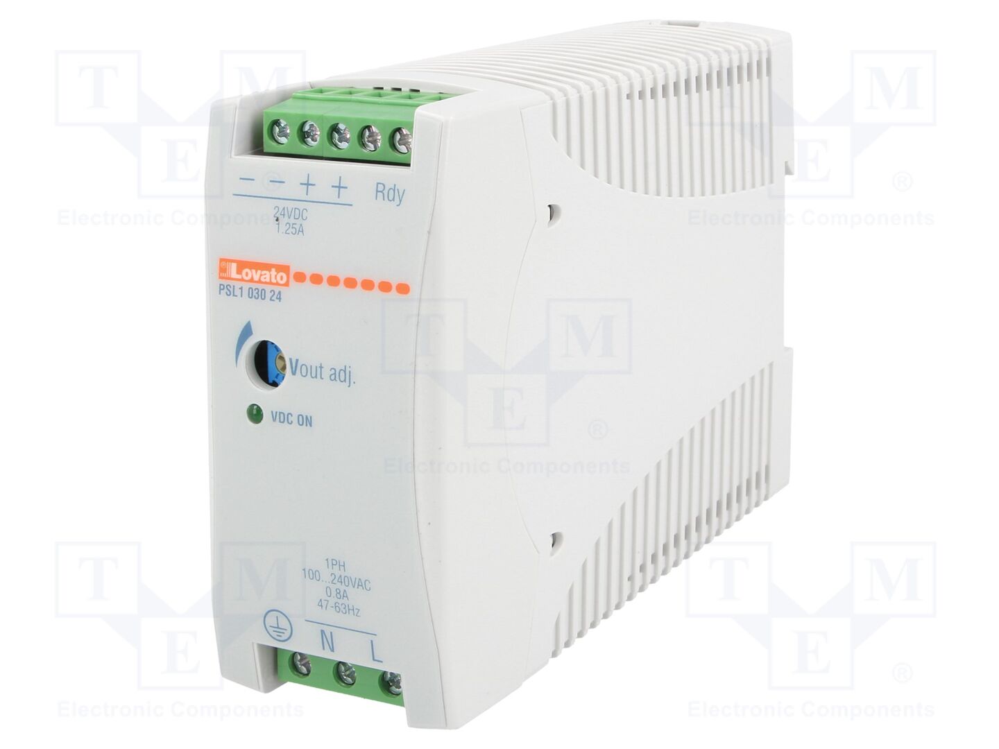 LOVATO ELECTRIC PSL103024 DIN-kiskoon asennettava kytkentävirtalähde 30W 24VDC
