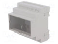 KRADEX Z-109JFP-PS DIN-kisko-kotelo 90x87x65mm