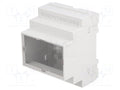 KRADEX Z-108JFP-ABS-V0 DIN-kiskoasennuskotelo 90x70x65mm