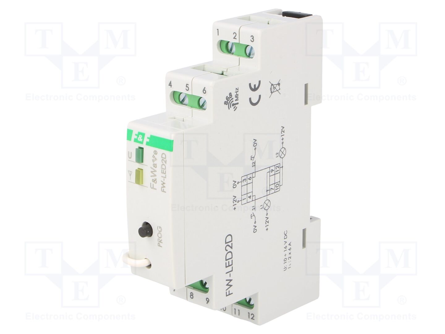 F&F FW-LED2D LED-ohjain 10÷16VDC