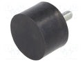 ELESA+GANTER DVA4-40-25-M8 Vibroisolation foot Ø 40mm