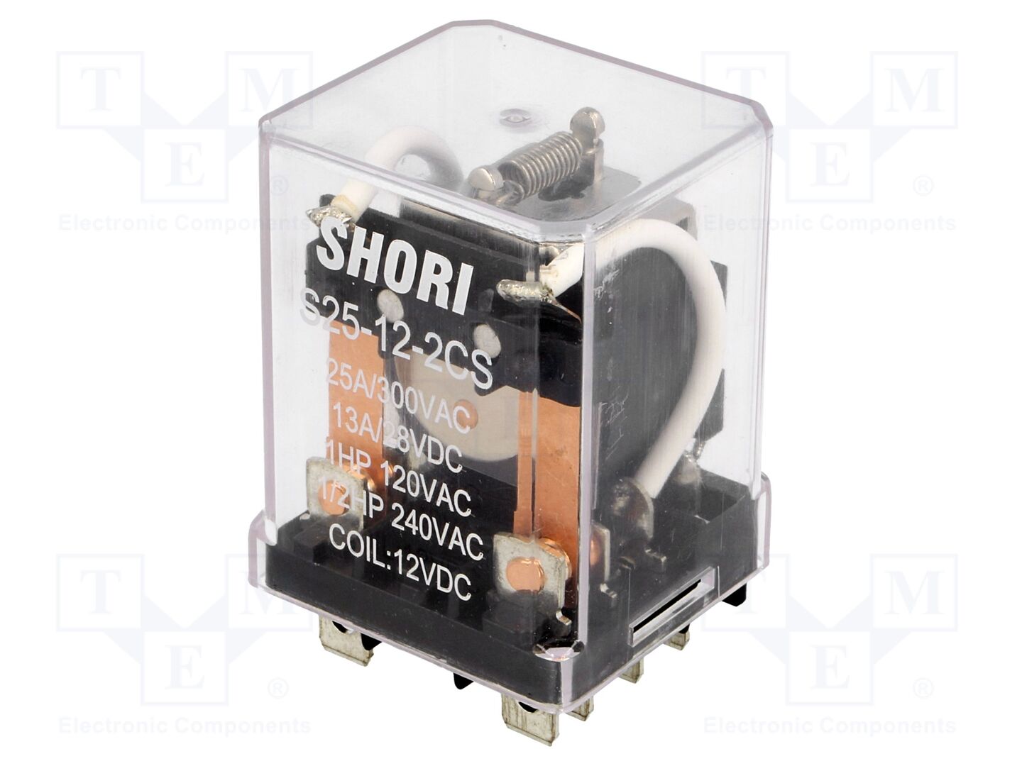 SHORI ELECTRIC S25-12-2CS Sähkömagneettinen rele 12VDC