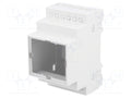 KRADEX Z-107JFP-ABS-V0 DIN-kisko-kotelo 90x52x65mm