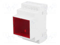KRADEX Z-107JFCZ-ABS-V0 Din-kiskokotelo 90x52x65mm