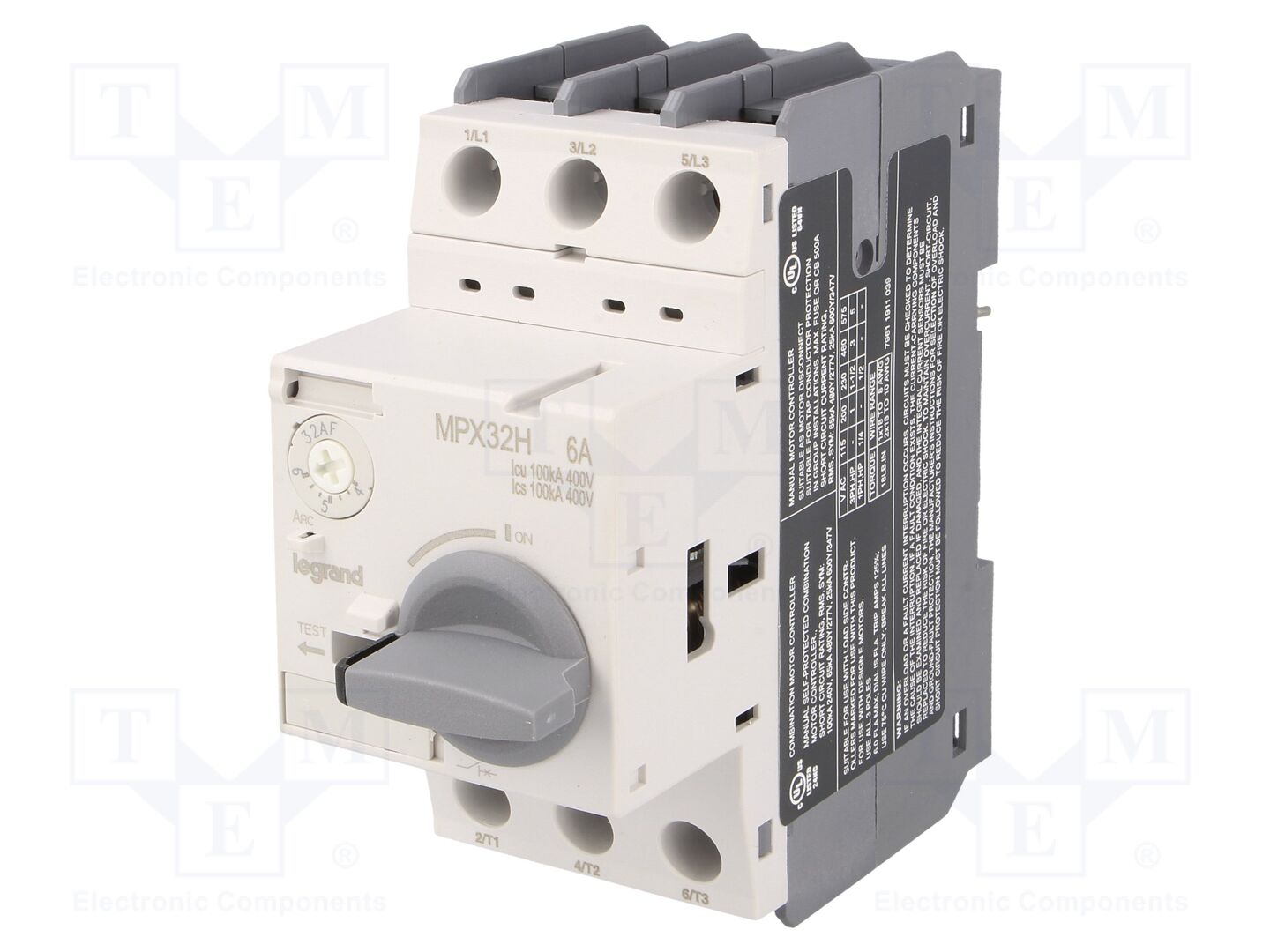 LEGRAND MPX3 32H 4-6A Moottorinsuojakatkaisija 2.2kW