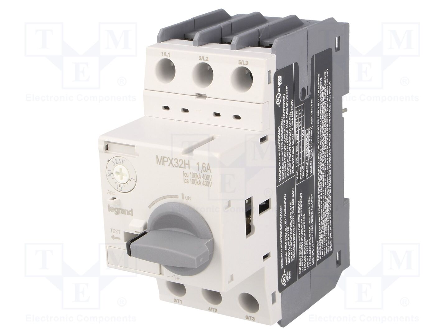 LEGRAND MPX3 32H 1.0-1.6A Moottorinsuojakatkaisija 1.0-1.6A
