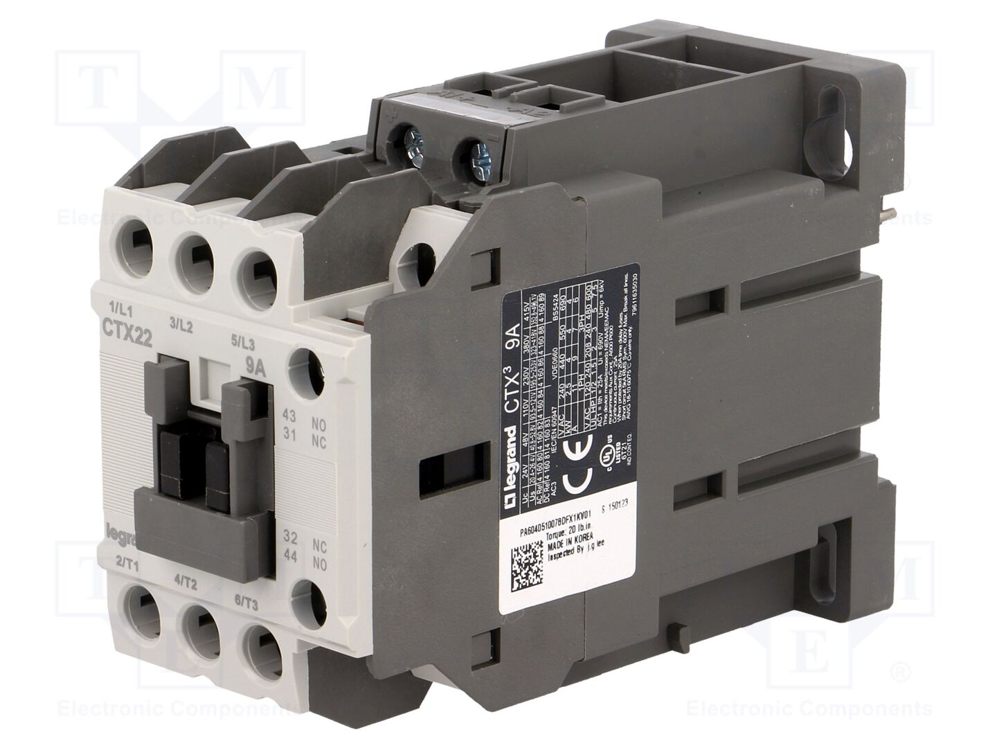LEGRAND 416081 Kontraktori 9A