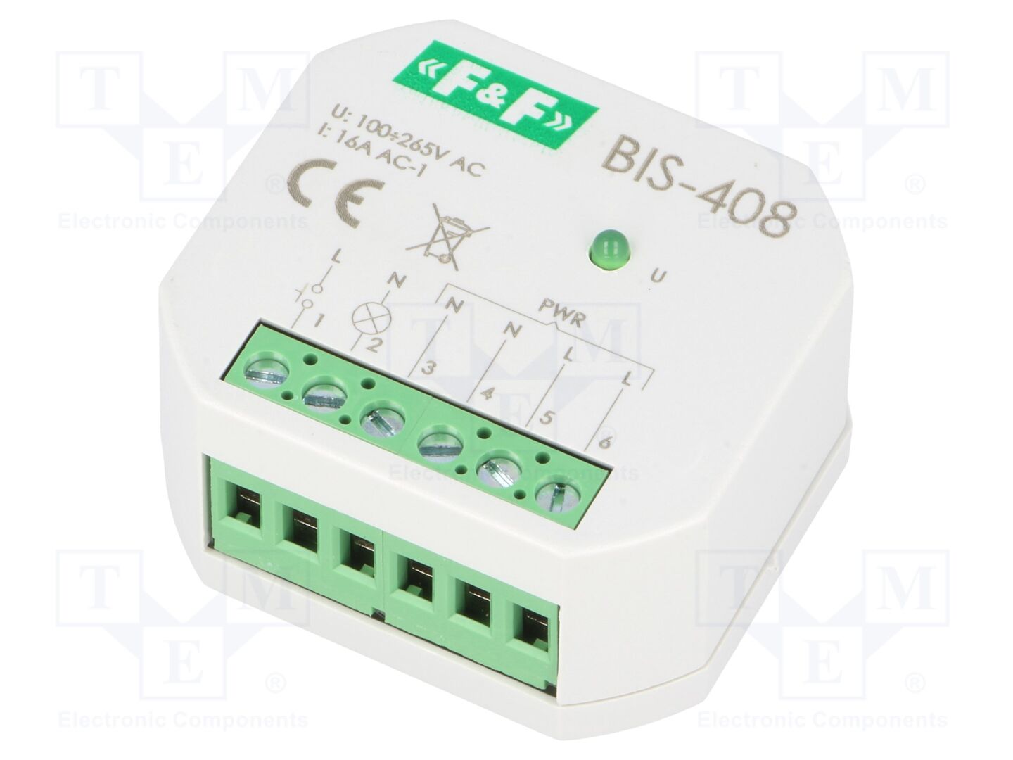 F&F BIS-408 Asennusrele 16A