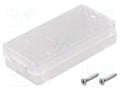 HAMMOND 1551USB3CLR Kotelo USB-liitännälle 30x65x15.5mm