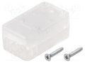 HAMMOND 1551USB1CLR Yleiskotelo 20x35x15.5mm