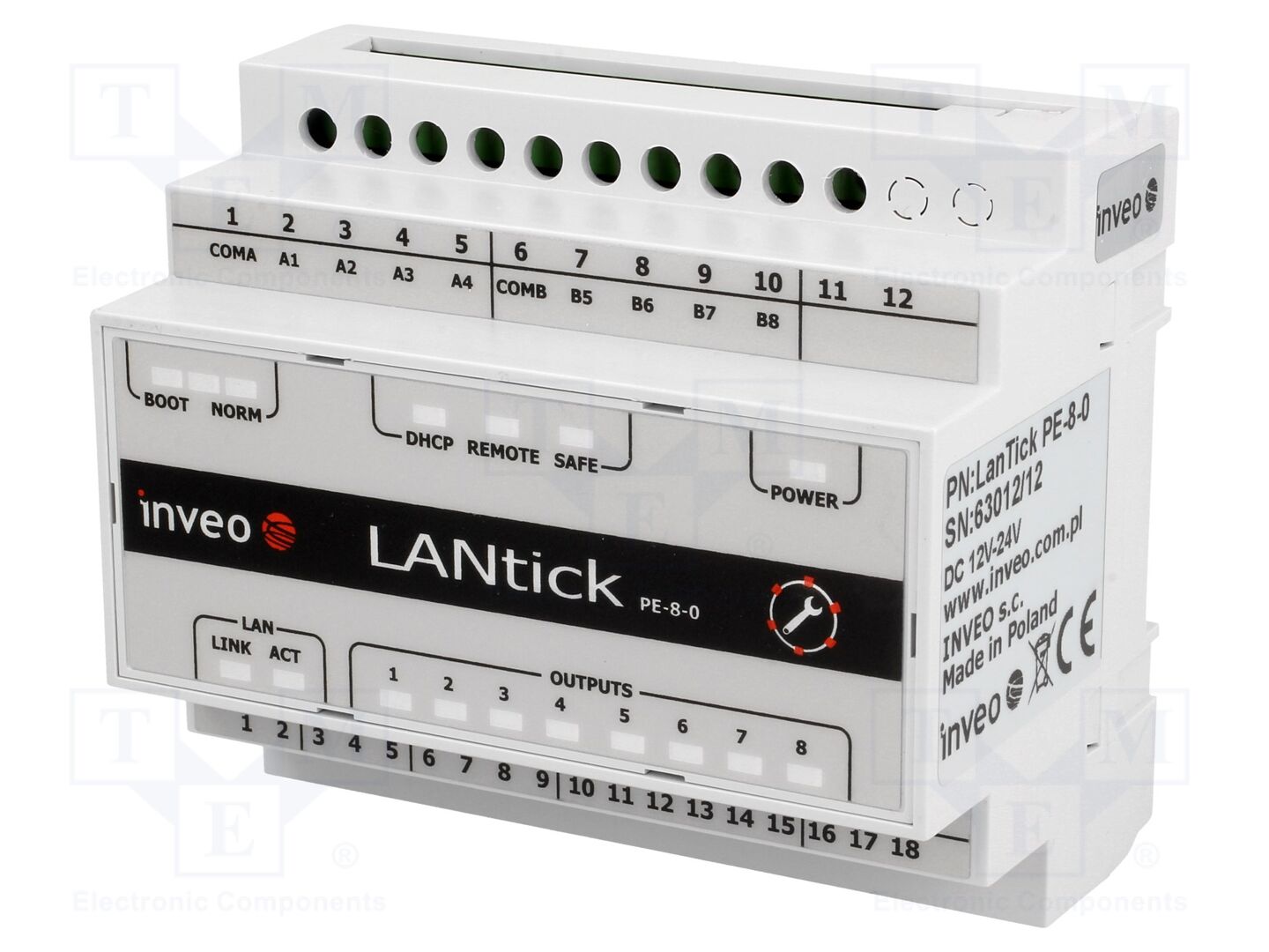 INVEO LANTICK-PE-8-0 I/O-moduuli 10÷24VDC