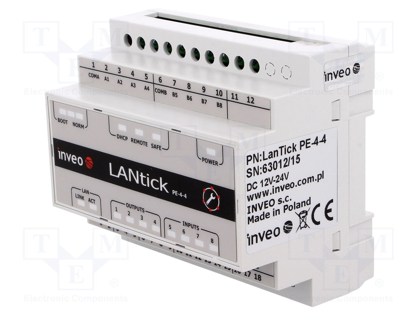 INVEO LANTICK-PE-4-4 I/O-moduuli 10÷24VDC