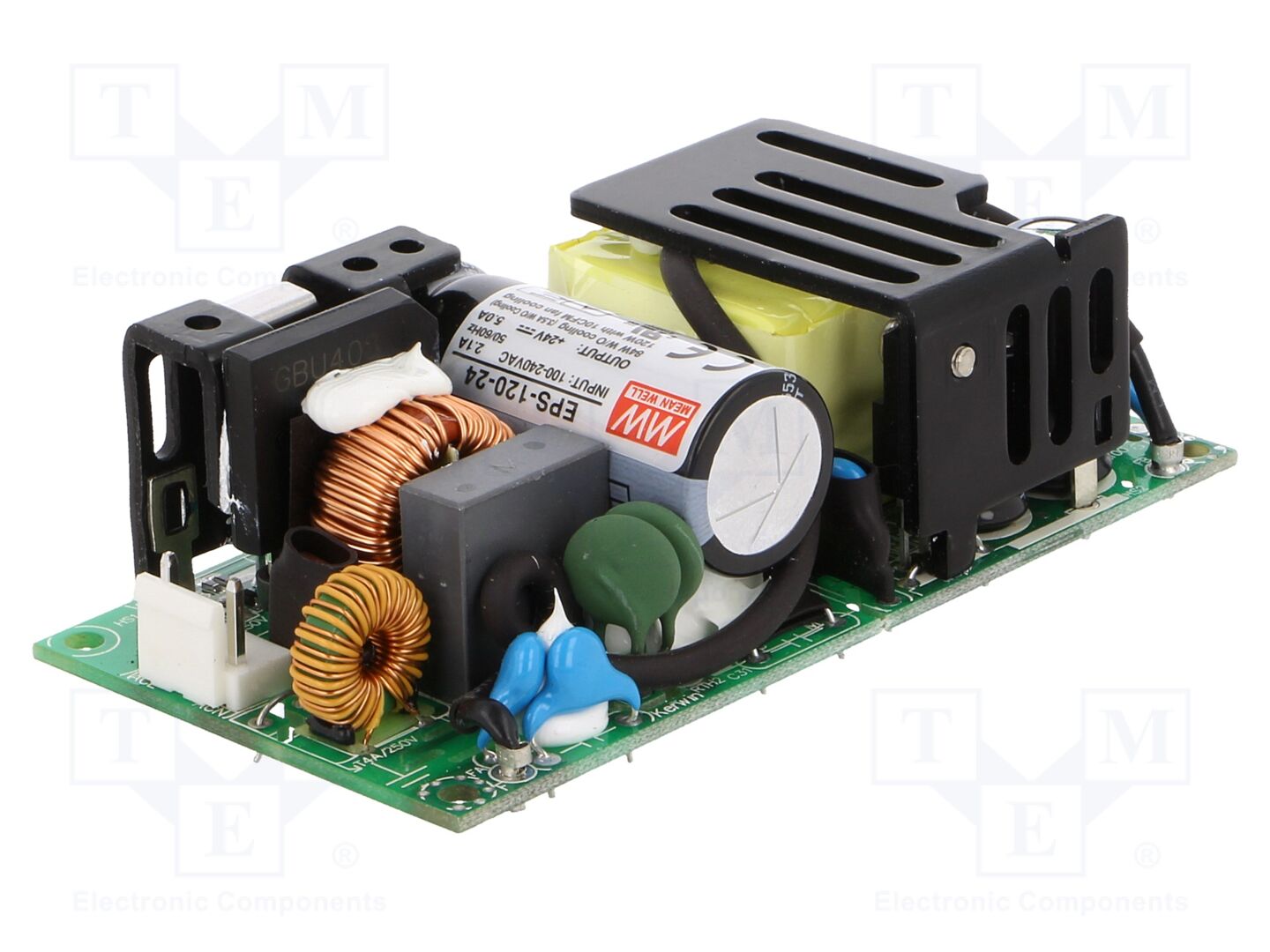 MEAN WELL EPS-120-24 Avoin kytkinlähde 120W 24VDC