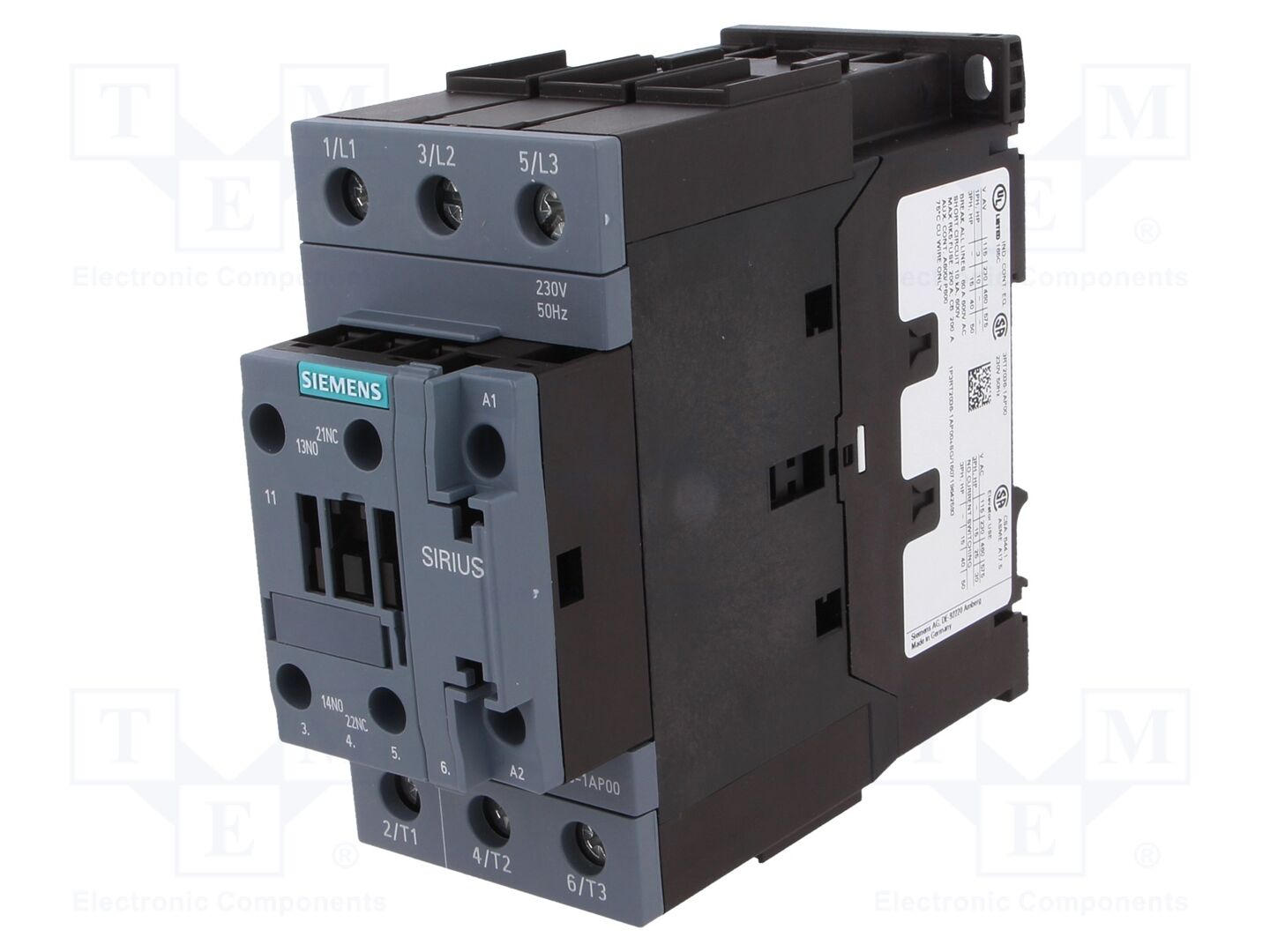 SIEMENS 3RT2036-1AP00 Kontaktori 50A