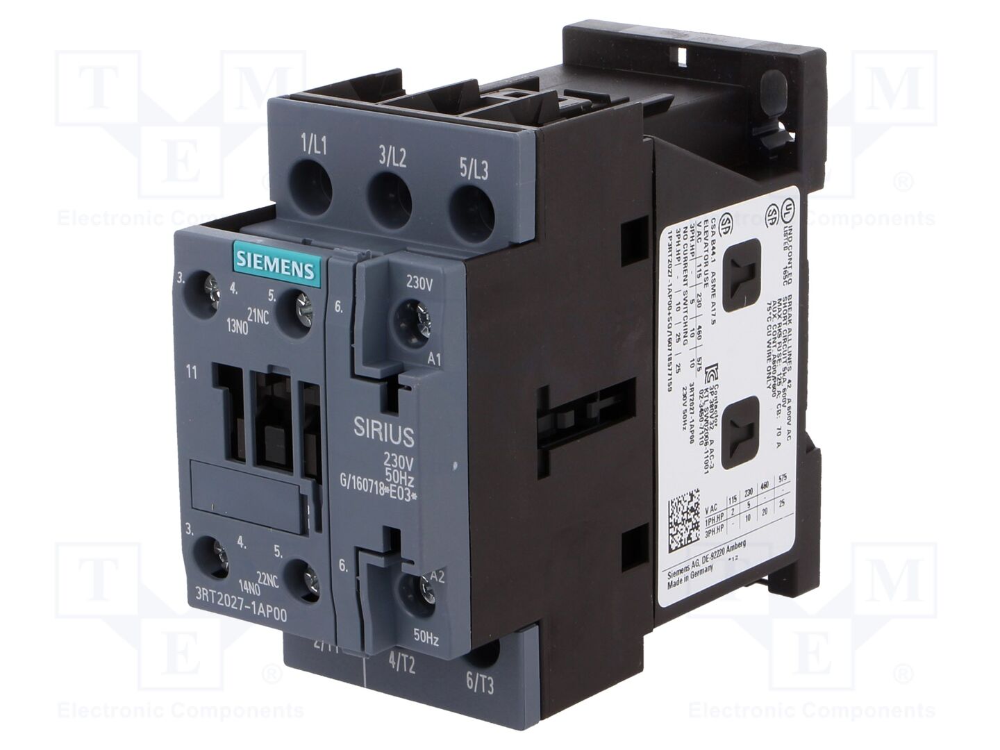 SIEMENS 3RT2027-1AP00 Kontaktori 32A