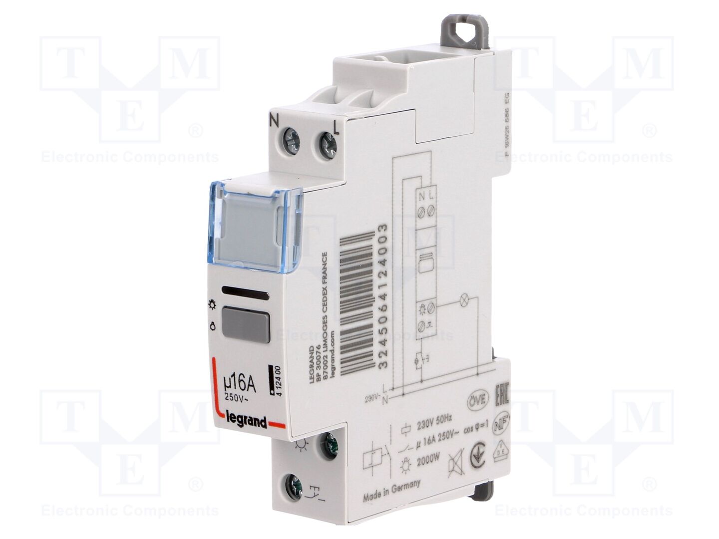 LEGRAND 412400 Asennusrele 230VAC