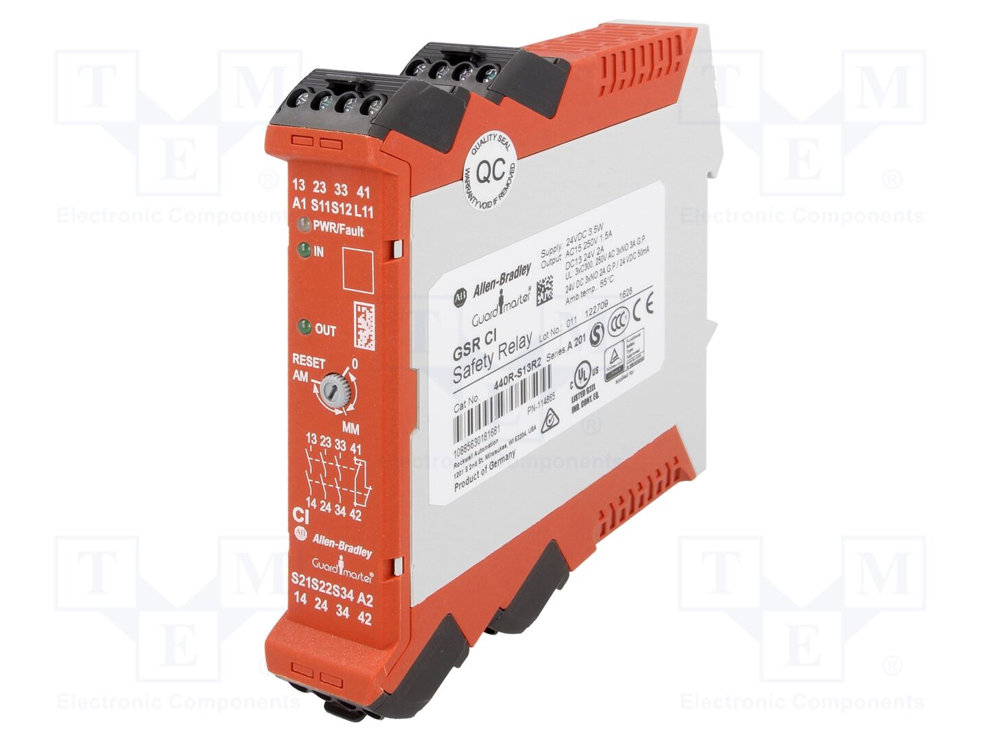 Allen Bradley Guardmaster 440R-S13R2 Turvarele 24VAC/24VDC
