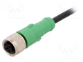 PHOENIX CONTACT SAC-4P-3,0-PUR/M12FS Anturikaapeli 3m
